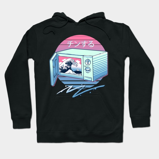 The Micro Wave! Hoodie by Vincent Trinidad Art